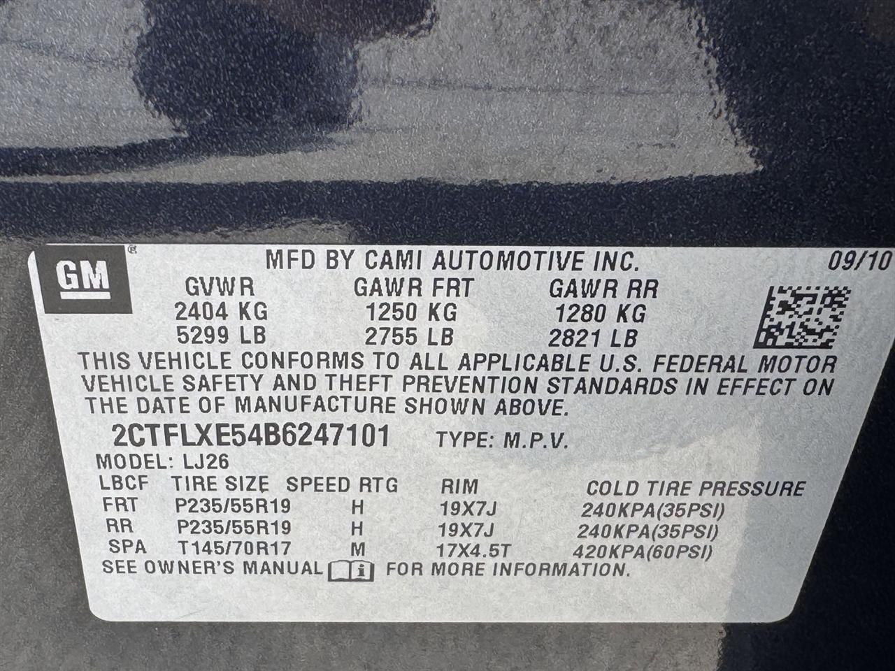 GMC Terrain AWD 4dr SLT-2 2011