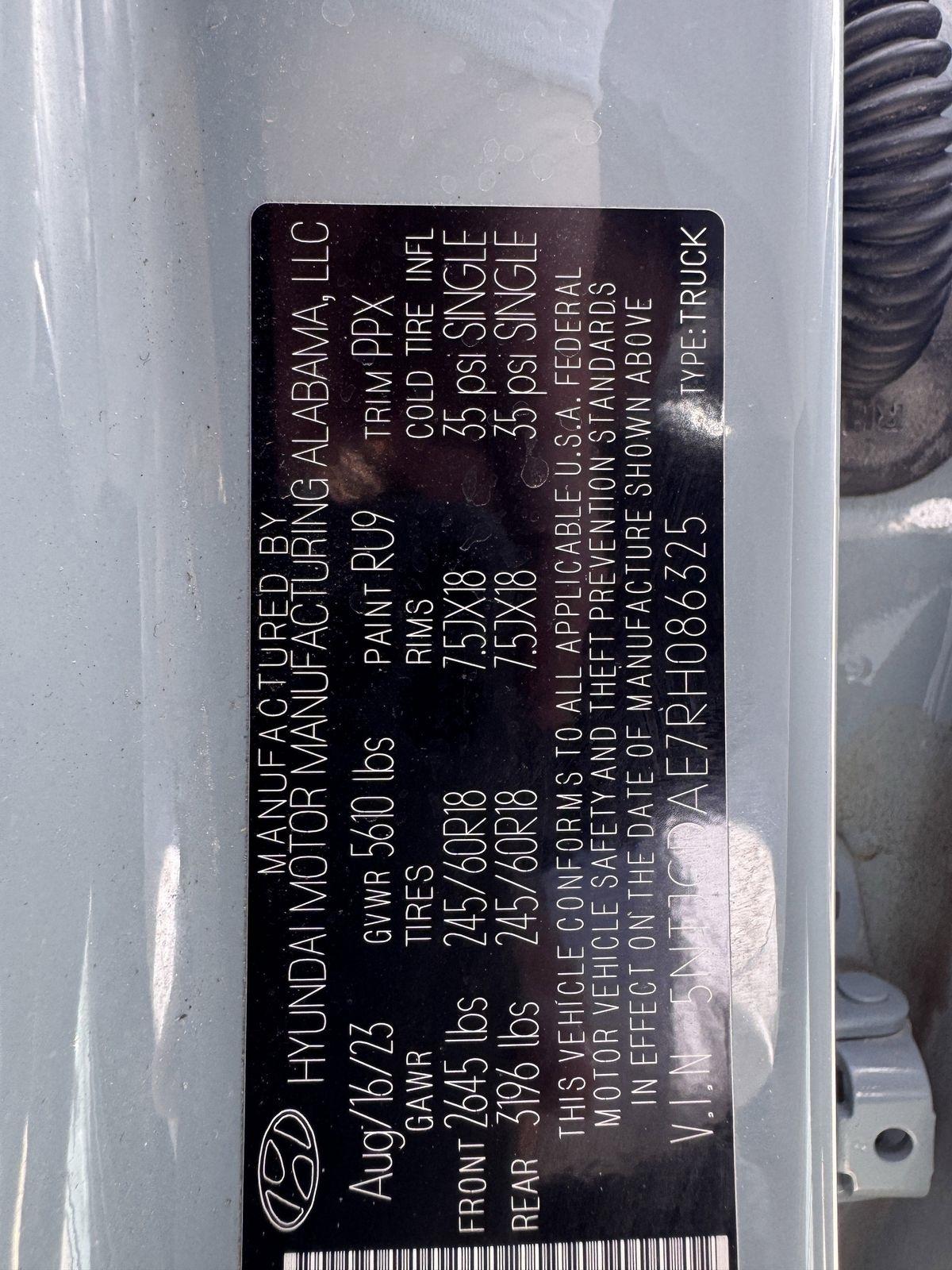 Hyundai Santa Cruz SEL AWD 2024