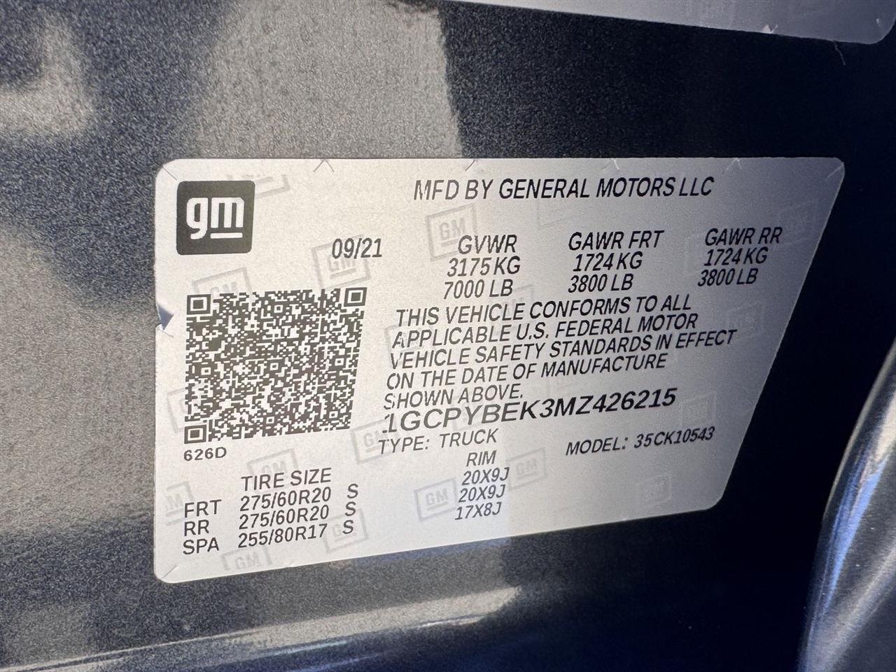 Chevrolet Silverado 1500 4WD Crew Cab 147" Custom 2021