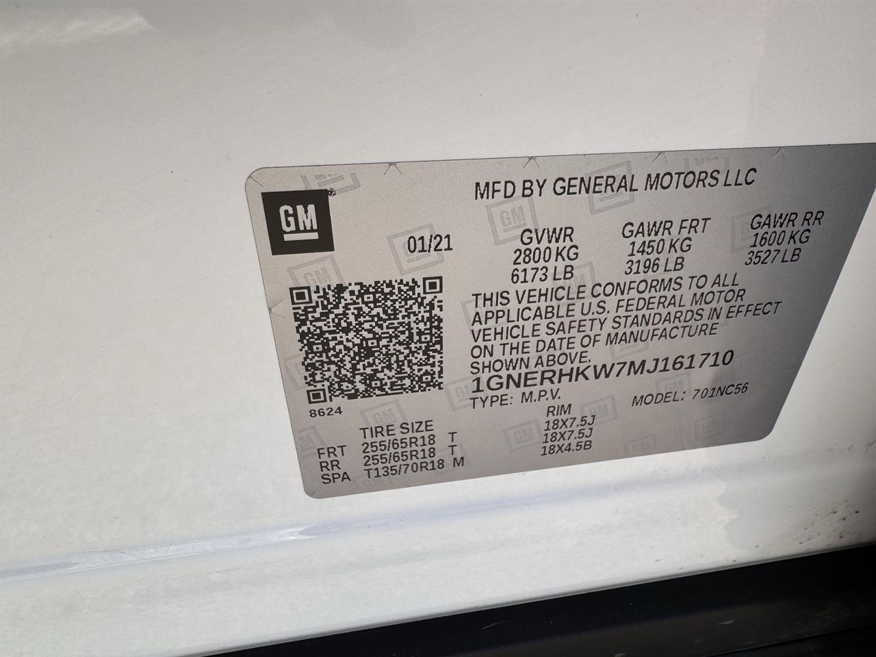 Chevrolet Traverse FWD 4dr LT Leather 2021