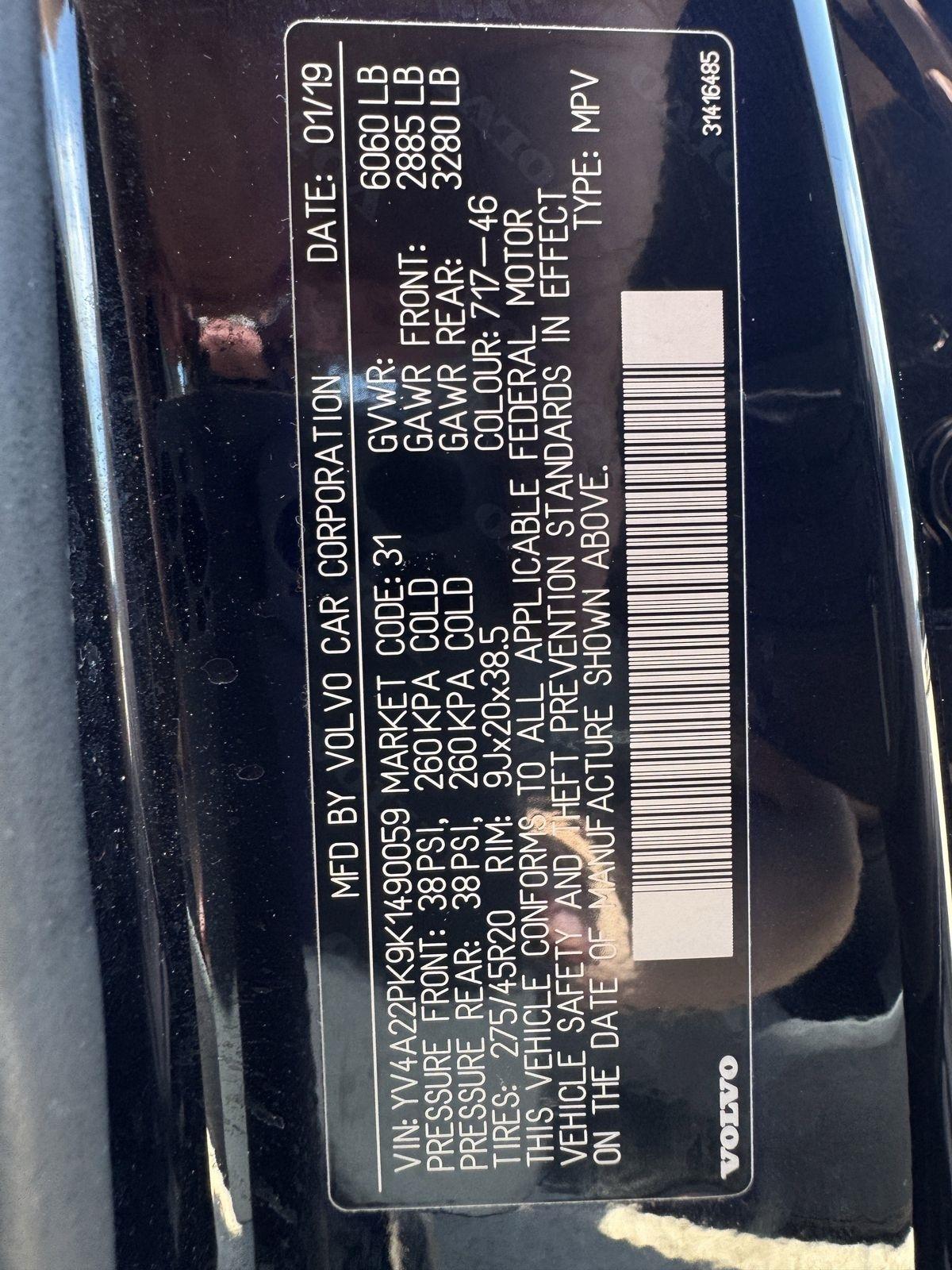 Volvo XC90 T6 AWD Momentum 2019
