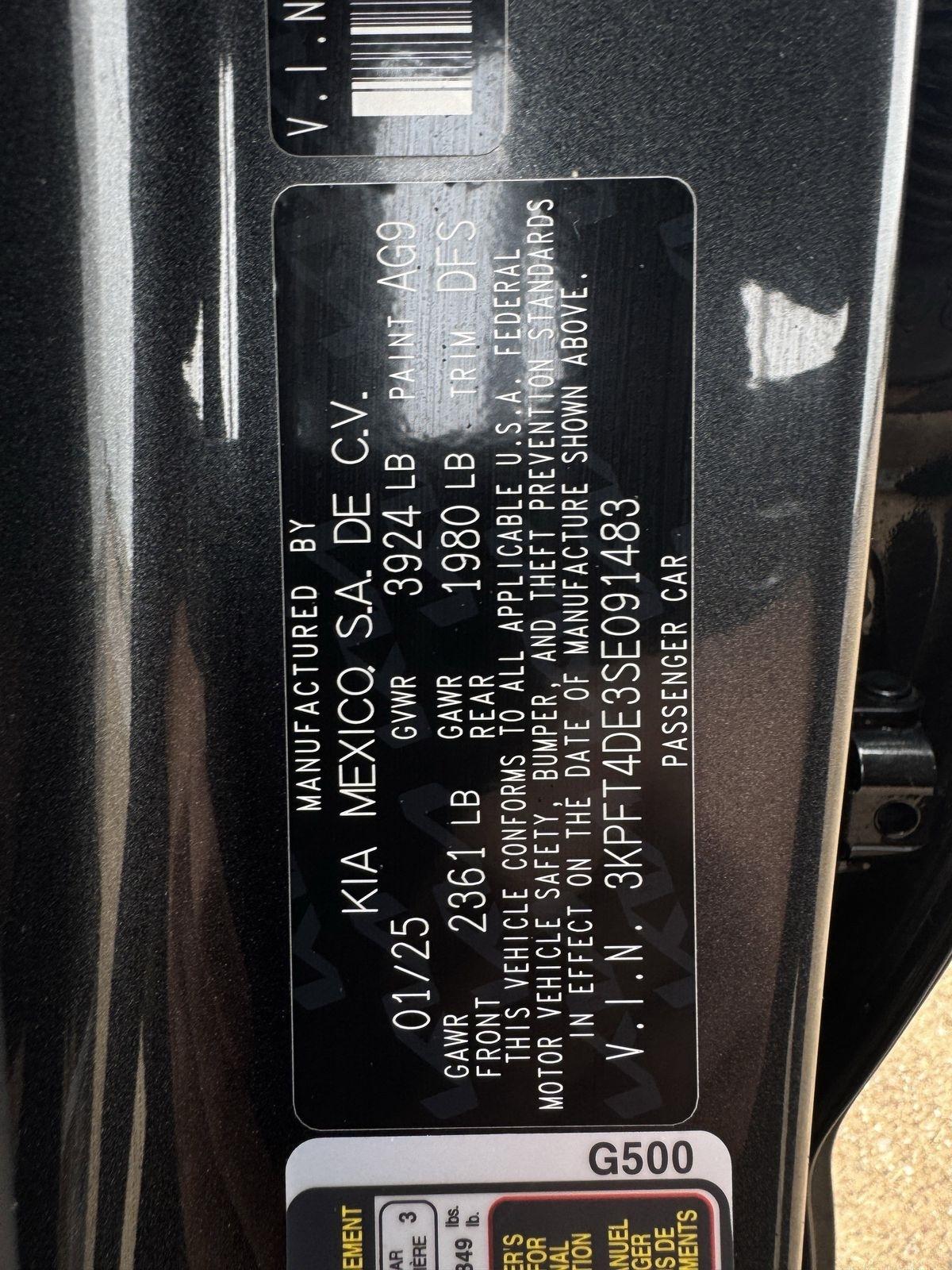 Kia K4 LXS FWD 2025