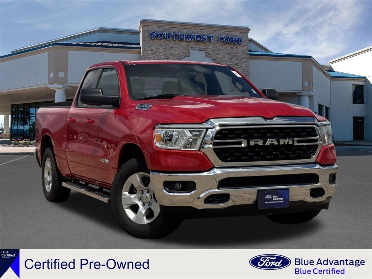 2022 RAM 1500 Big Horn 4x2 Quad Cab 6'4" Box