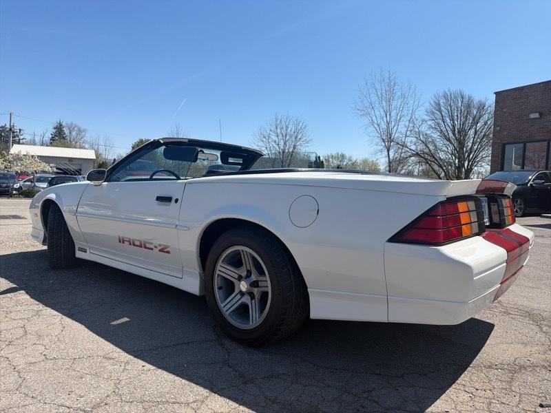 Chevrolet Camaro IROC Z convertible 1988