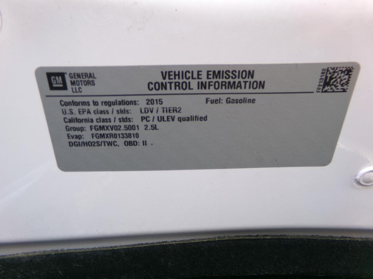 Chevrolet Malibu 4dr Sdn LS w/1FL 2015