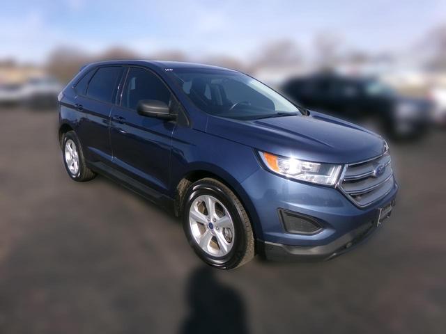 Blue 2018 Ford Edge SE AWD SUV / Crossover All-Wheel Drive Automatic