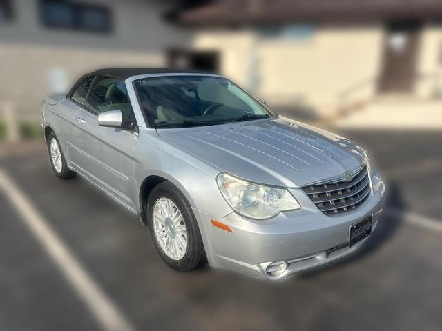 Silver 2008 Chrysler Sebring Convertible Front-Wheel Drive Automatic