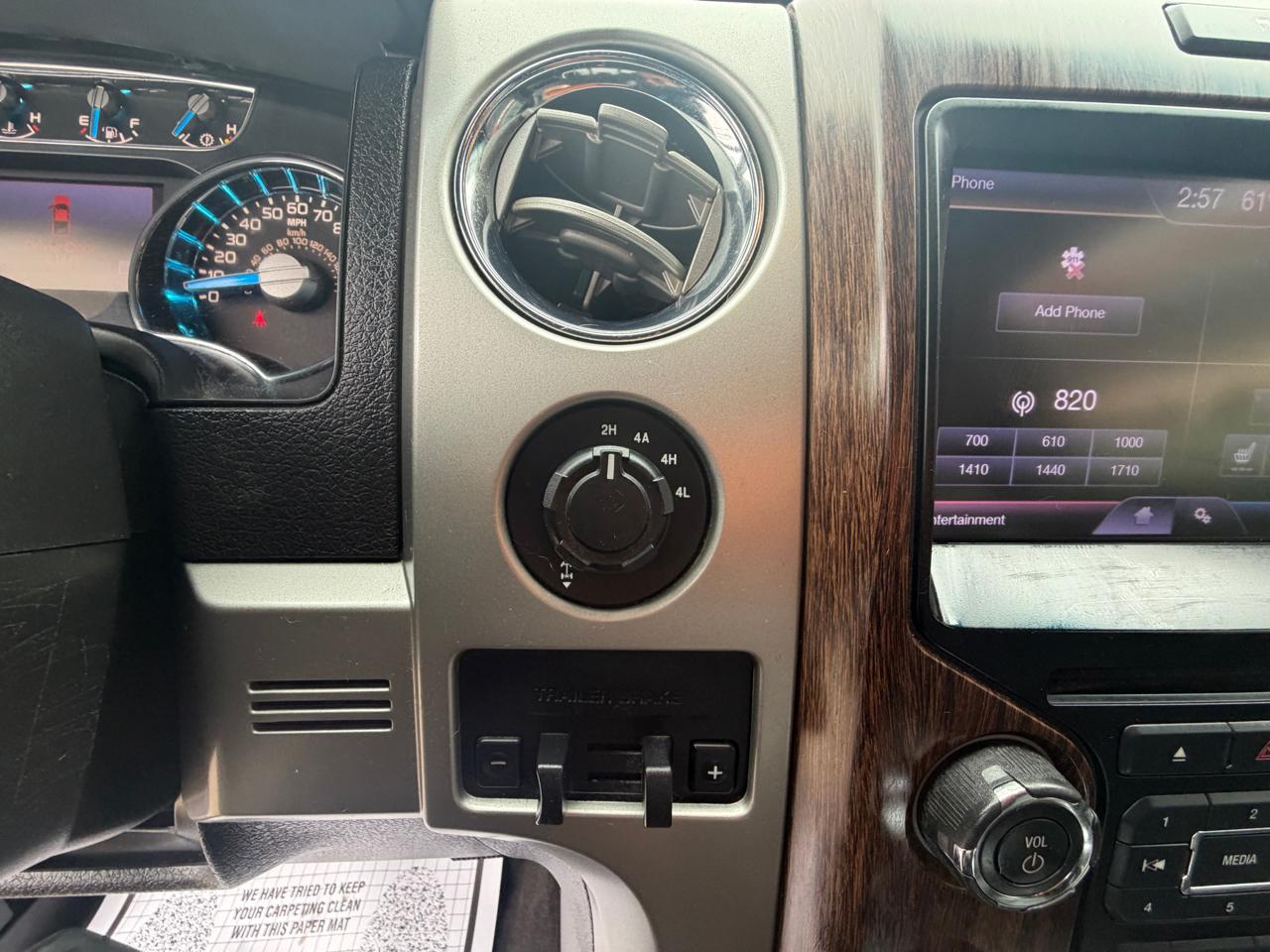 Ford F-150 4WD SuperCrew 145" Lariat 2013