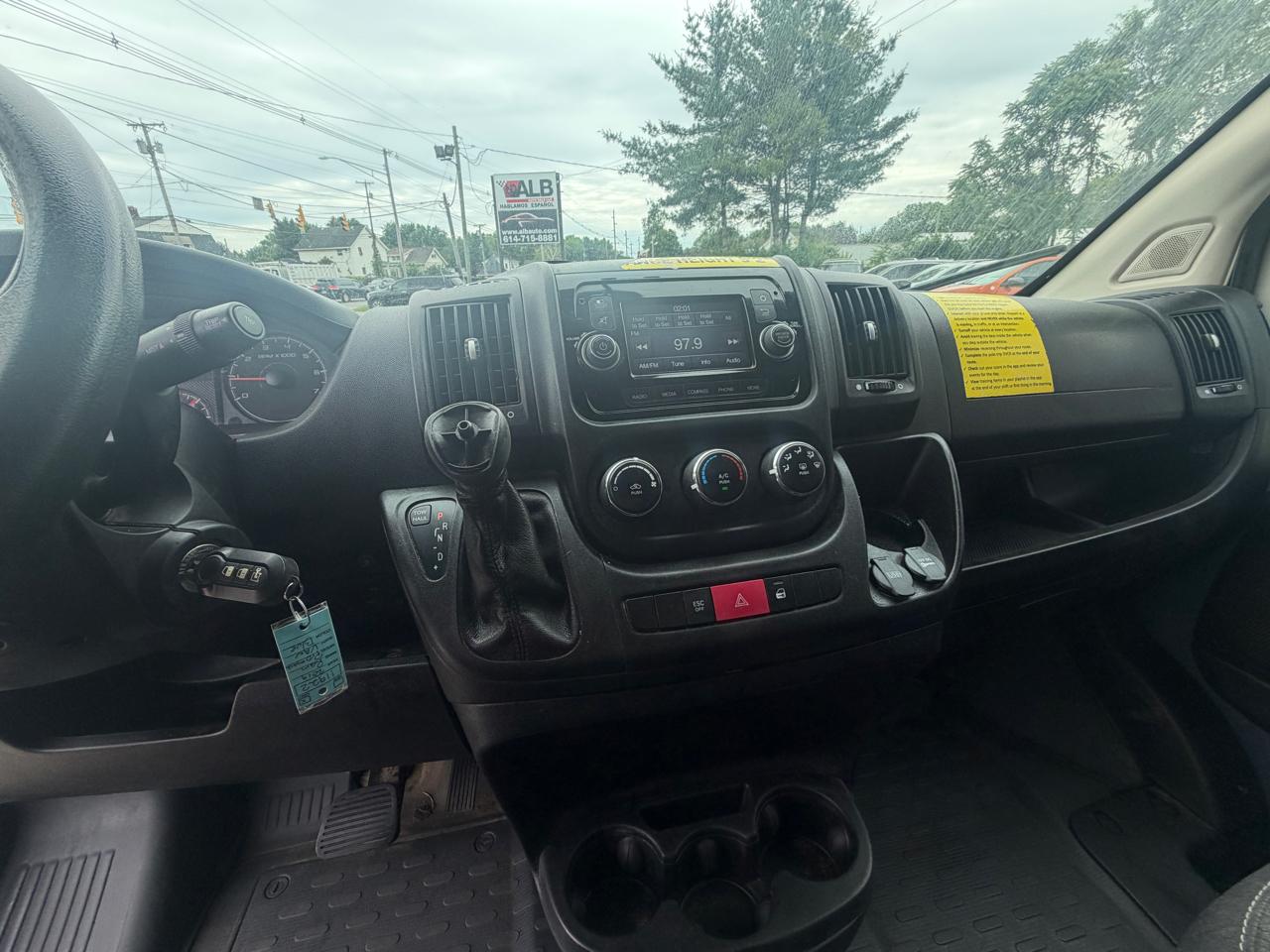 RAM Promaster 2500 High Roof Tradesman 159-in. WB 2019