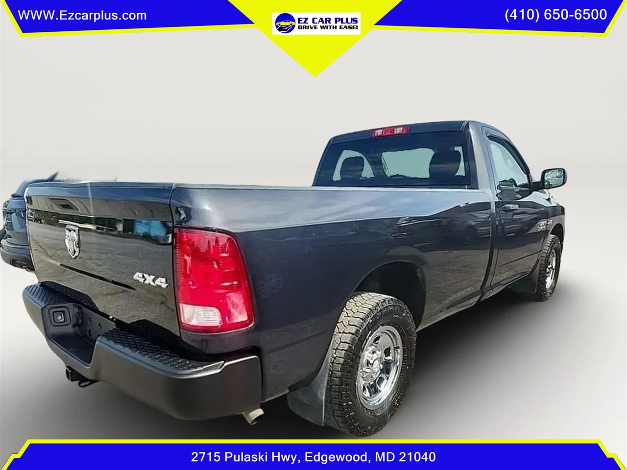 RAM 1500 Tradesman 4x4 Regular Cab 8' Box 2017