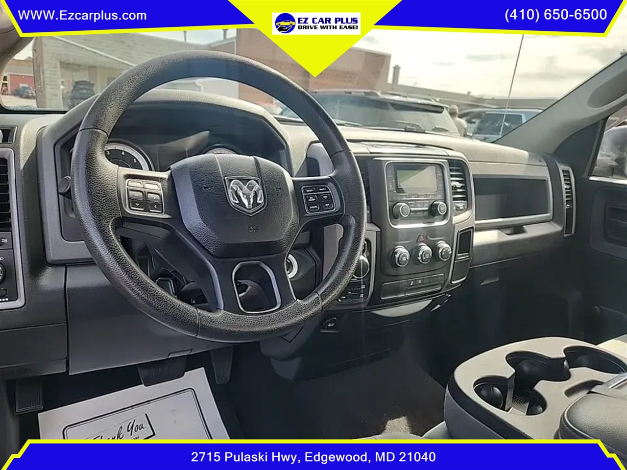 RAM 1500 Tradesman 4x4 Regular Cab 8' Box 2017