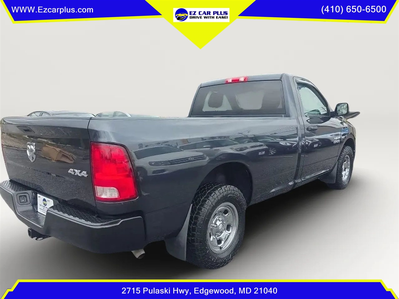 RAM 1500 Tradesman 4x4 Regular Cab 8' Box 2017
