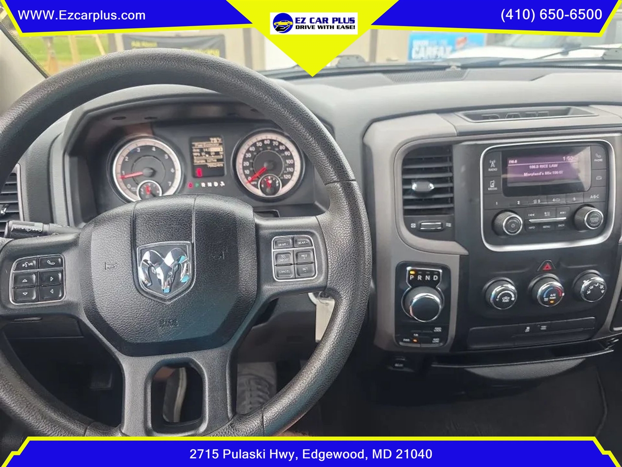 RAM 1500 Tradesman 4x4 Regular Cab 8' Box 2017