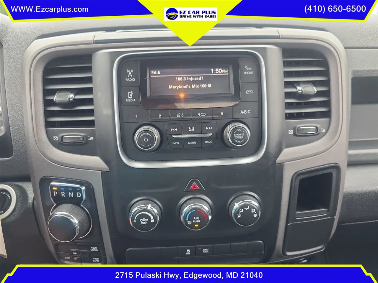 RAM 1500 Tradesman 4x4 Regular Cab 8' Box 2017