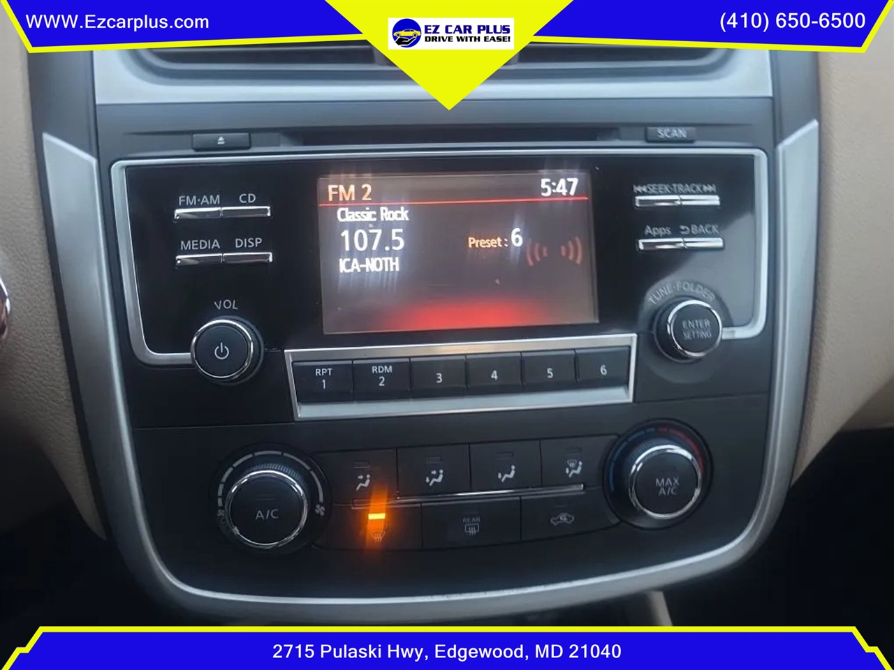 Nissan Altima 4dr Sdn I4 2.5 S 2016