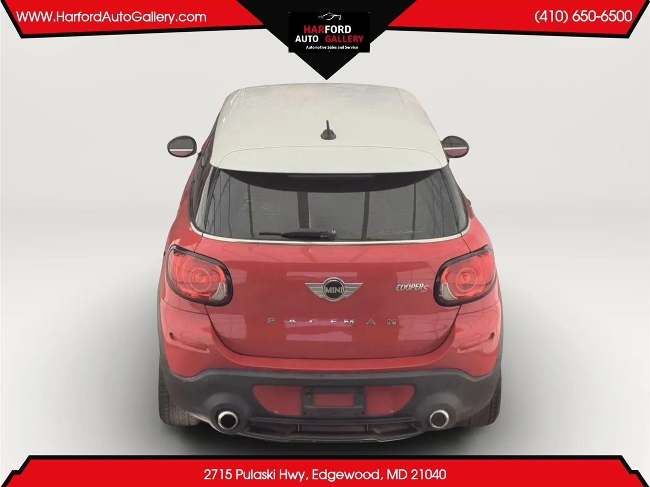 MINI Cooper Paceman FWD 2dr S 2015