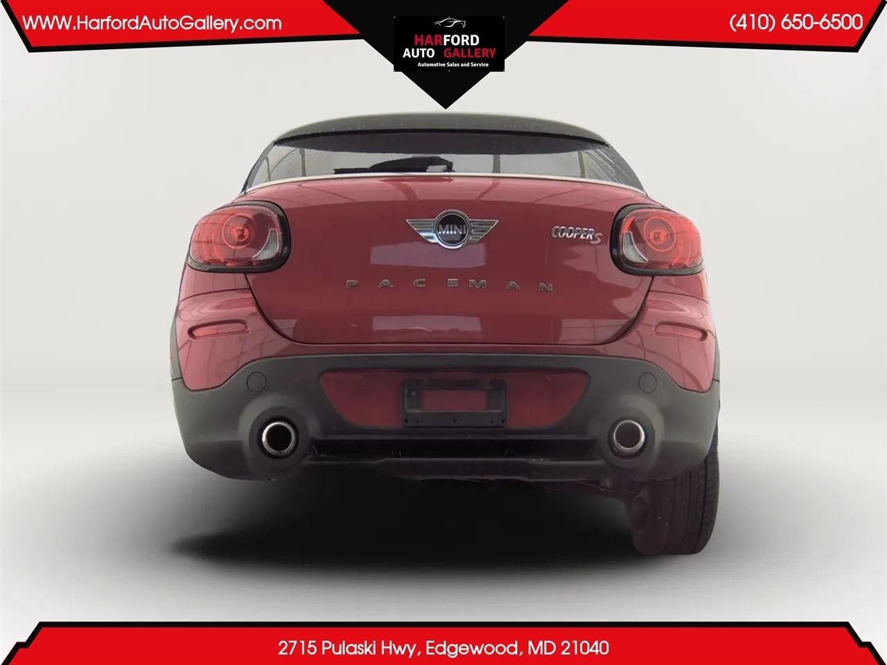 MINI Cooper Paceman FWD 2dr S 2015