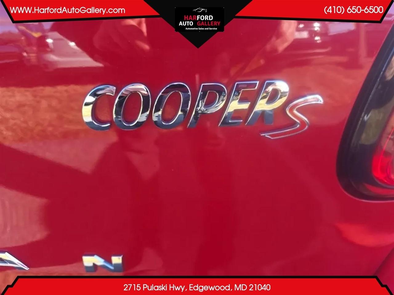 MINI Cooper Paceman FWD 2dr S 2015