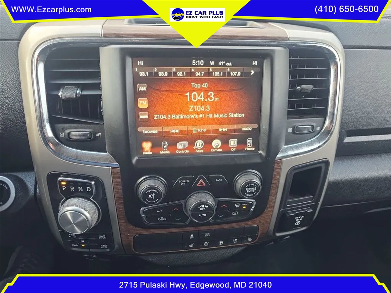 RAM 1500 Laramie 4x4 Crew Cab 5'7" Box 2017