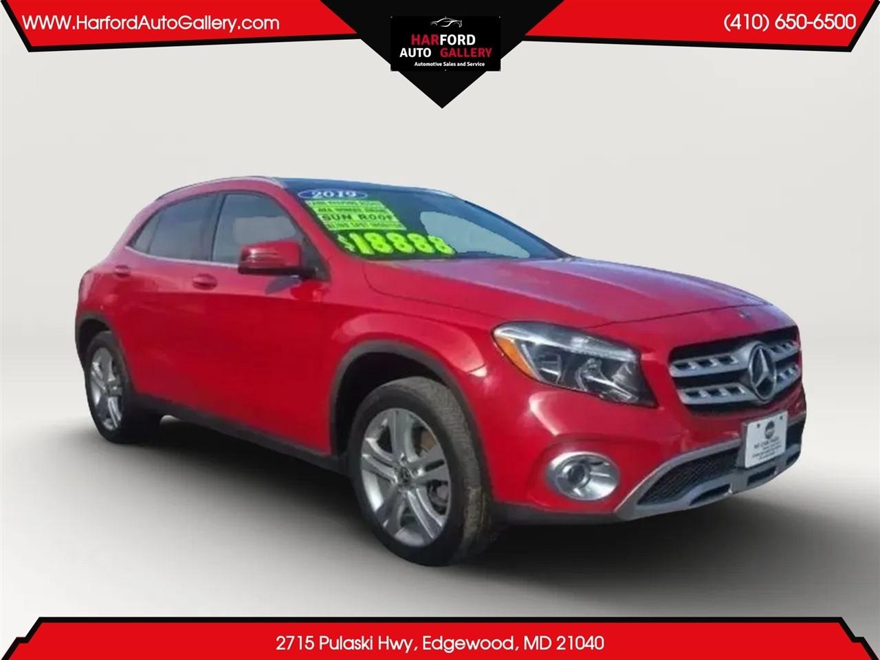 Mercedes-Benz GLA GLA 250 4MATIC SUV 2019