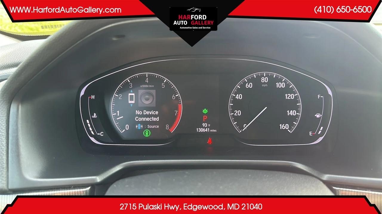 Honda Accord Sedan Sport 1.5T CVT 2019
