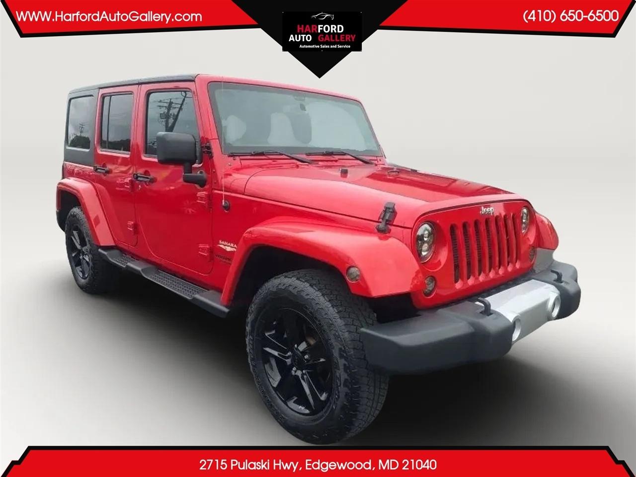 Jeep Wrangler Unlimited 4WD 4dr Sahara 2014
