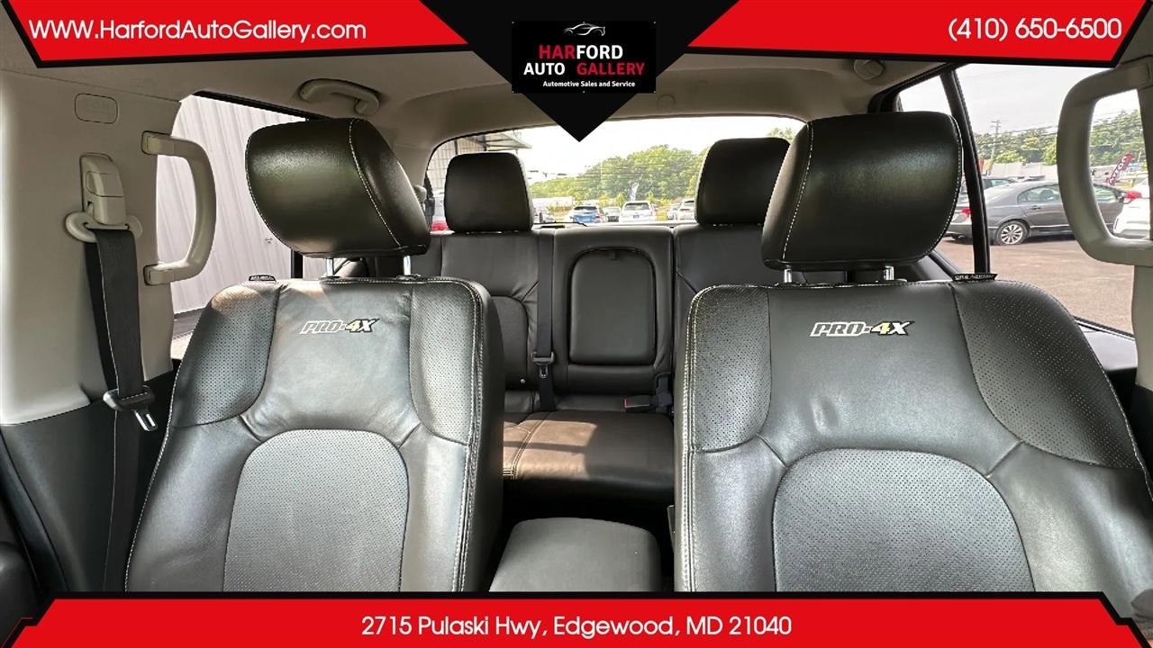 Nissan Frontier 4WD Crew Cab SWB Auto PRO-4X 2013