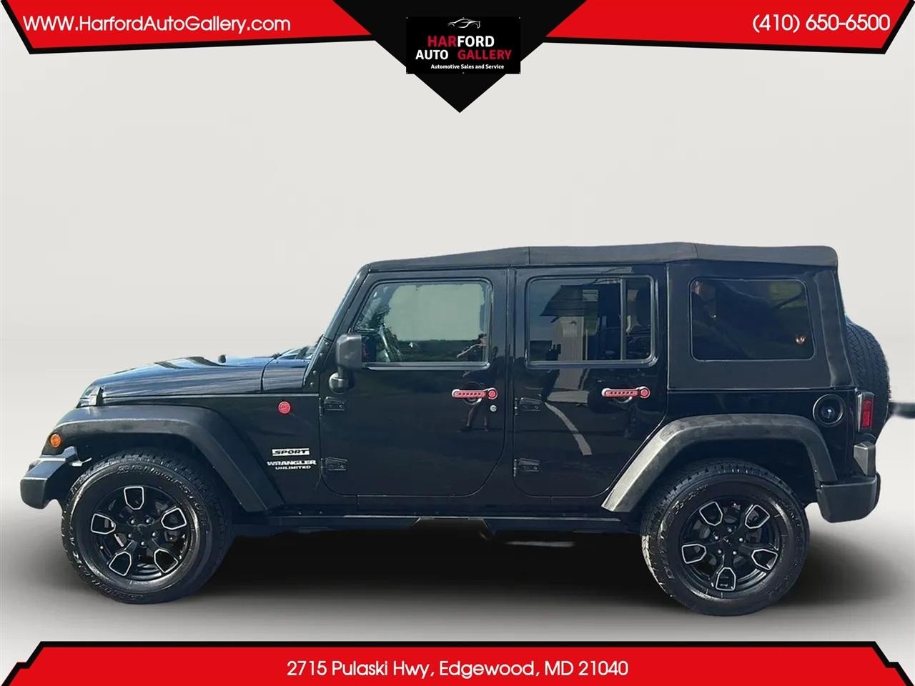 Jeep Wrangler Unlimited 4WD 4dr Sport 2016