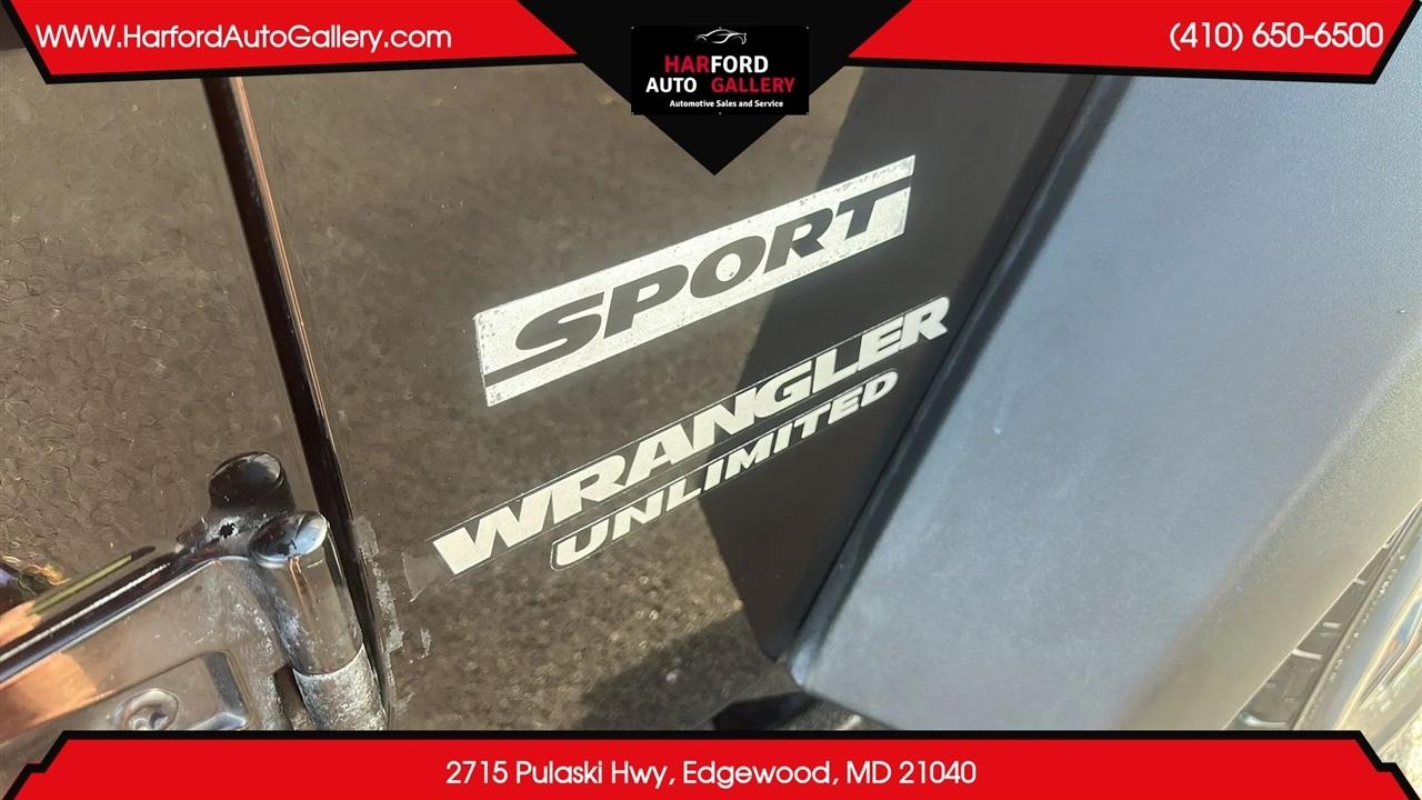 Jeep Wrangler Unlimited 4WD 4dr Sport 2016