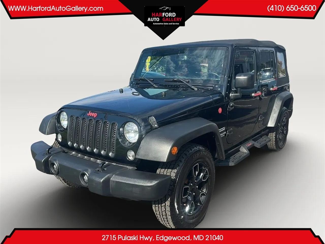 Jeep Wrangler Unlimited 4WD 4dr Sport 2016