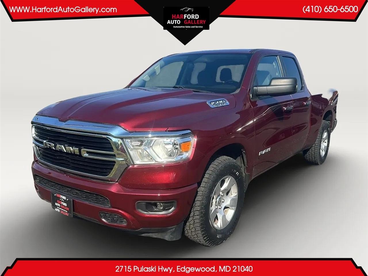 RAM 1500 Big Horn 4x4 Quad Cab 6'4" Box 2020