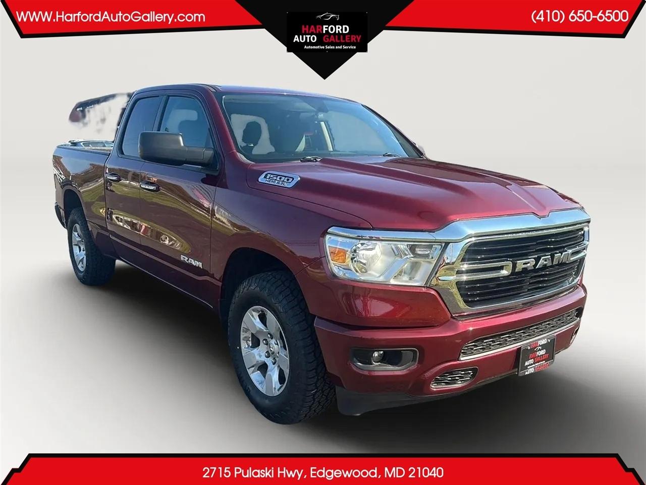 RAM 1500 Big Horn 4x4 Quad Cab 6'4" Box 2020