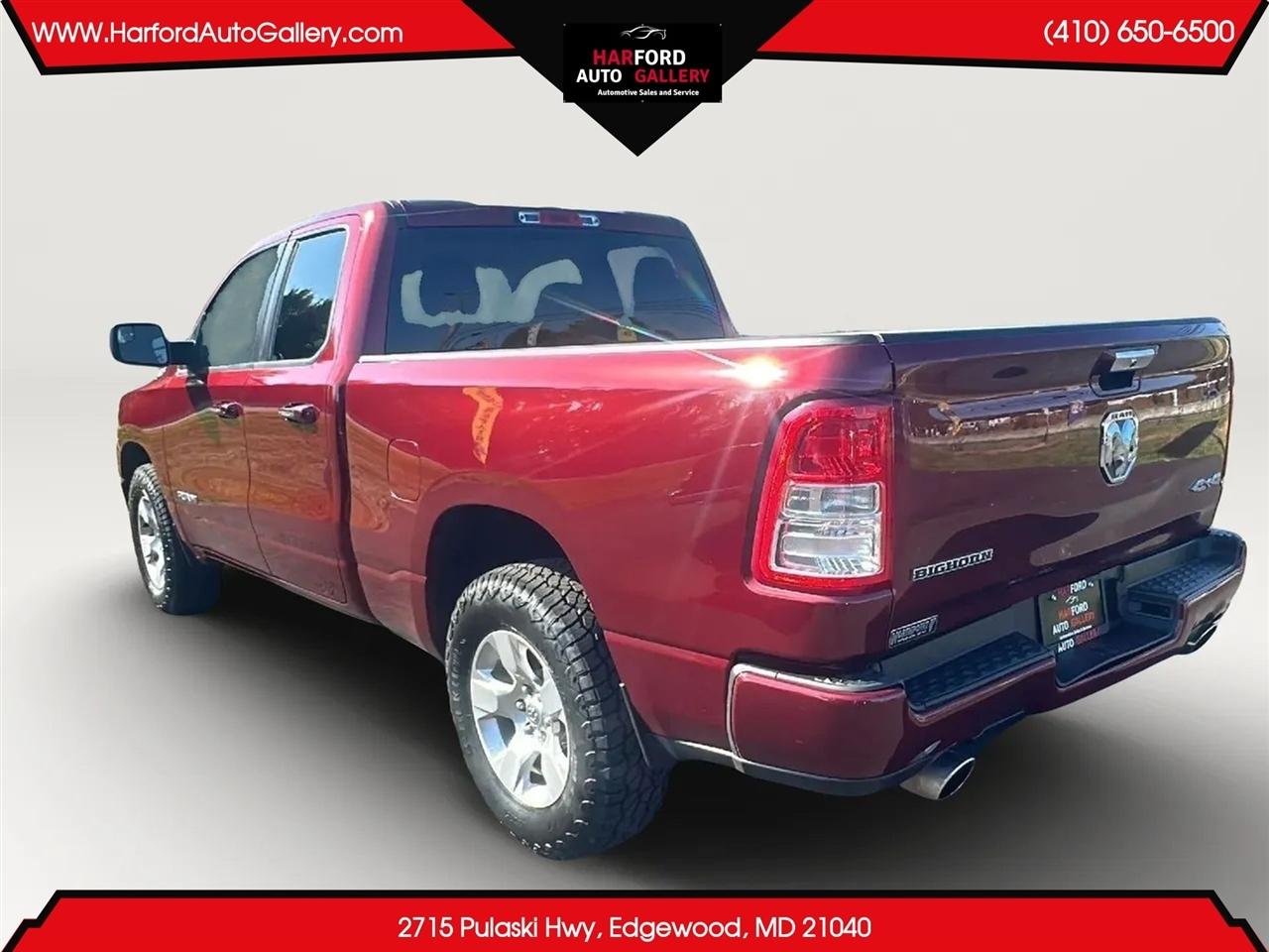 RAM 1500 Big Horn 4x4 Quad Cab 6'4" Box 2020