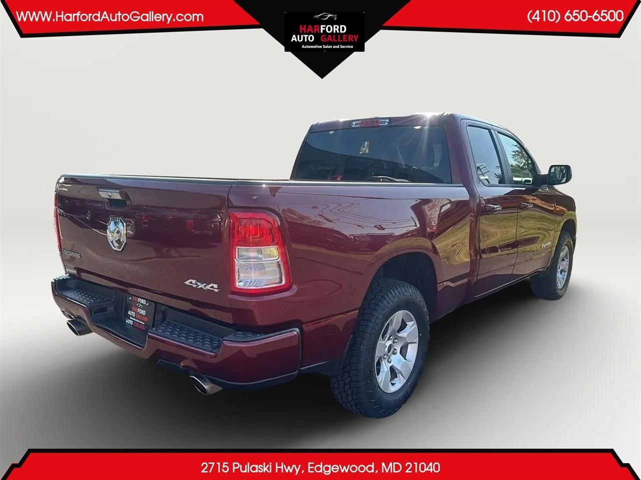 RAM 1500 Big Horn 4x4 Quad Cab 6'4" Box 2020