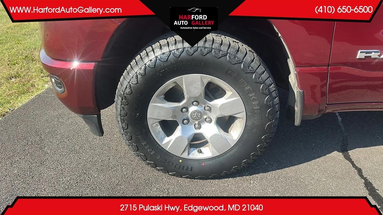 RAM 1500 Big Horn 4x4 Quad Cab 6'4" Box 2020