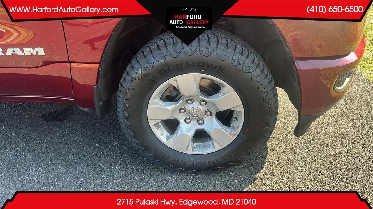 RAM 1500 Big Horn 4x4 Quad Cab 6'4" Box 2020