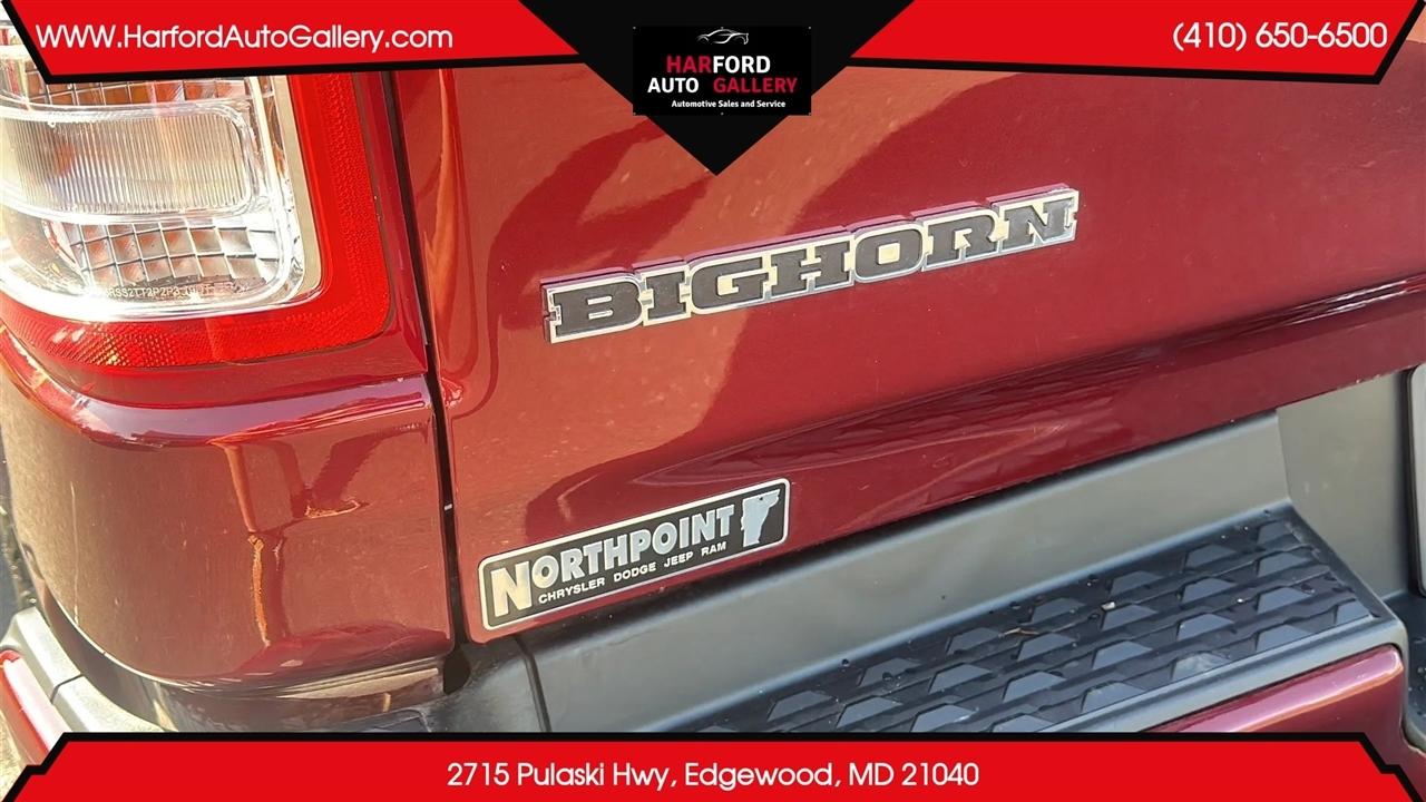 RAM 1500 Big Horn 4x4 Quad Cab 6'4" Box 2020