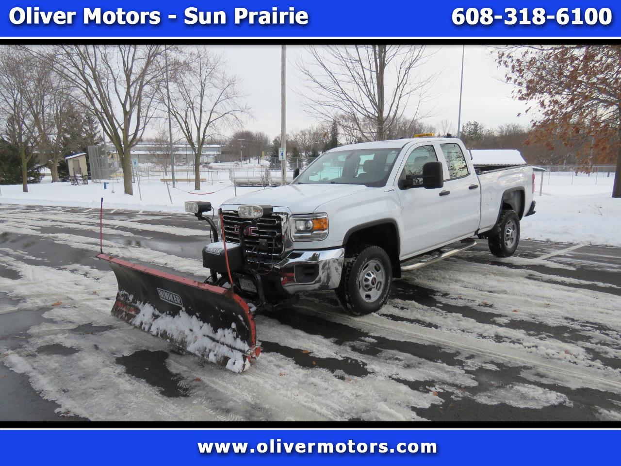 2018 GMC Sierra 2500HD Double Cab 4WD Plow Truck