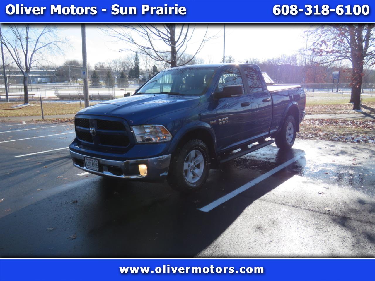 2016 RAM 1500 Outdoorsman Quad Cab 4WD