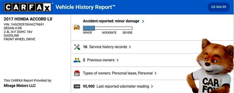 Honda Accord LX Sedan CVT 2017 Honda Accord LX Sedan CVT 2017