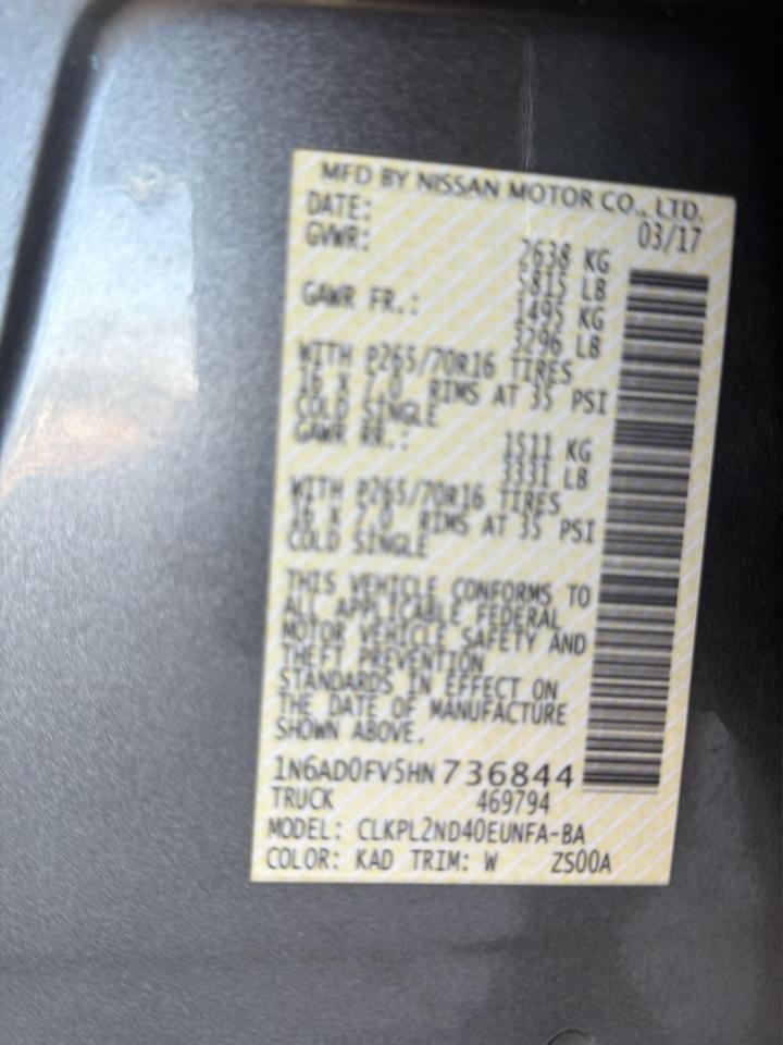 2017 Nissan Frontier SV - Photo 22