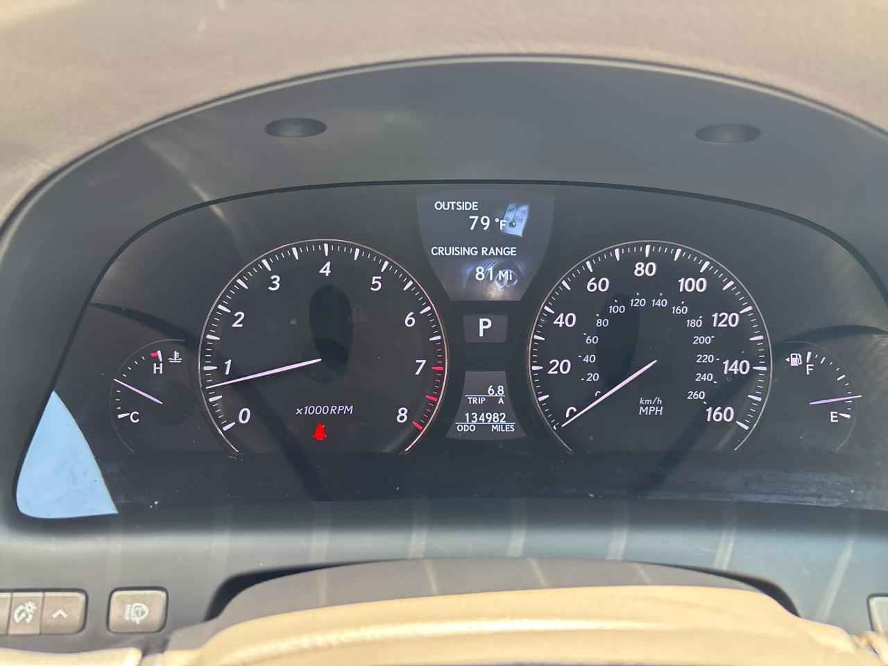 Lexus LS 460 4dr Sdn L RWD 2012