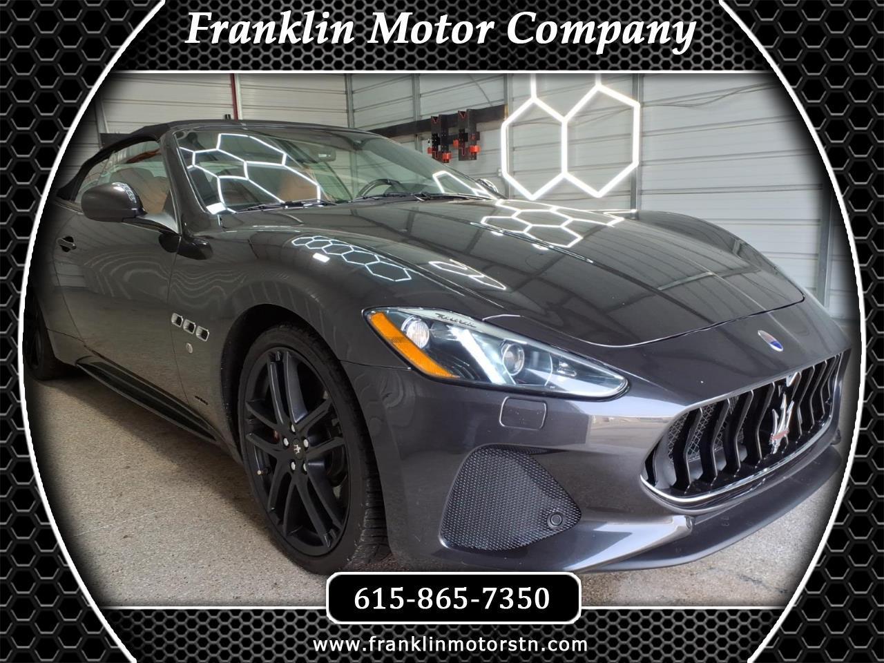 2018 Maserati GranTurismo MC Convertible