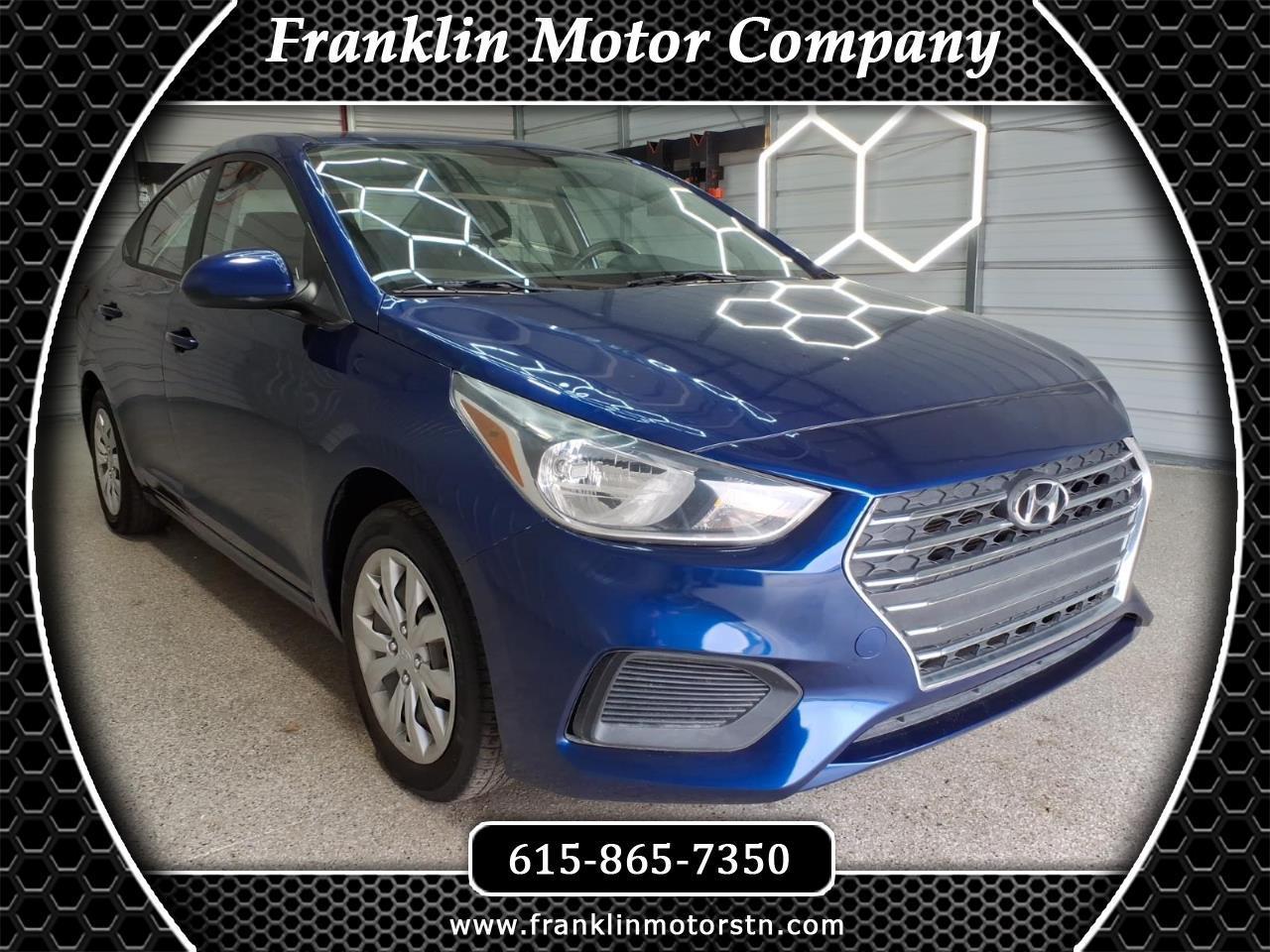 2019 Hyundai Accent SE 4-Door 6A
