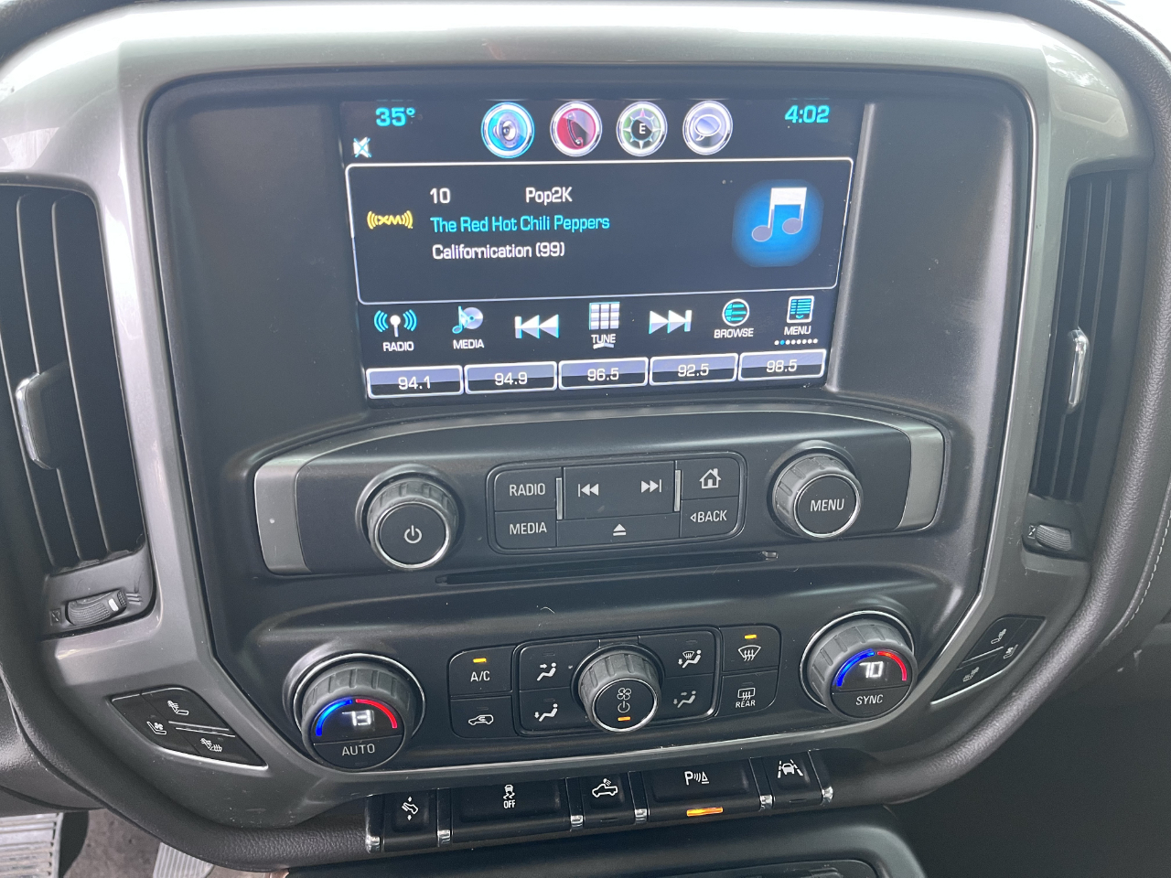 Chevrolet Silverado 1500 LTZ Double Cab Short Box 4WD 2016