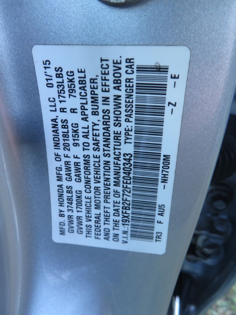 Honda Civic Sedan  2015 Honda Civic Sedan  2015