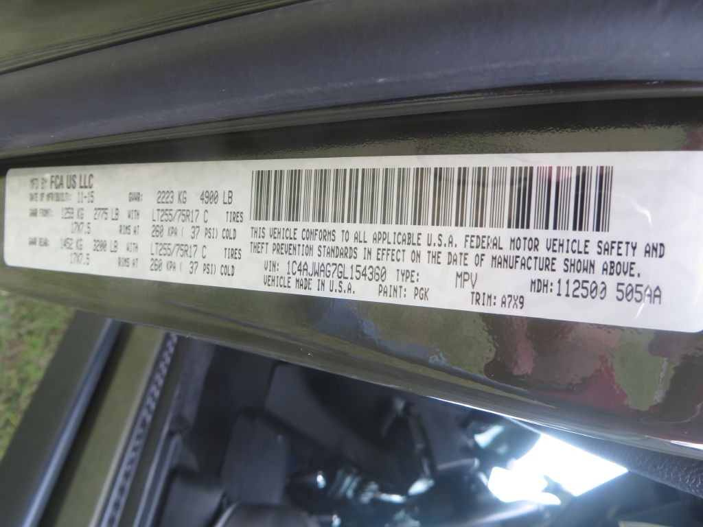 Jeep Wrangler  2016 Jeep Wrangler  2016