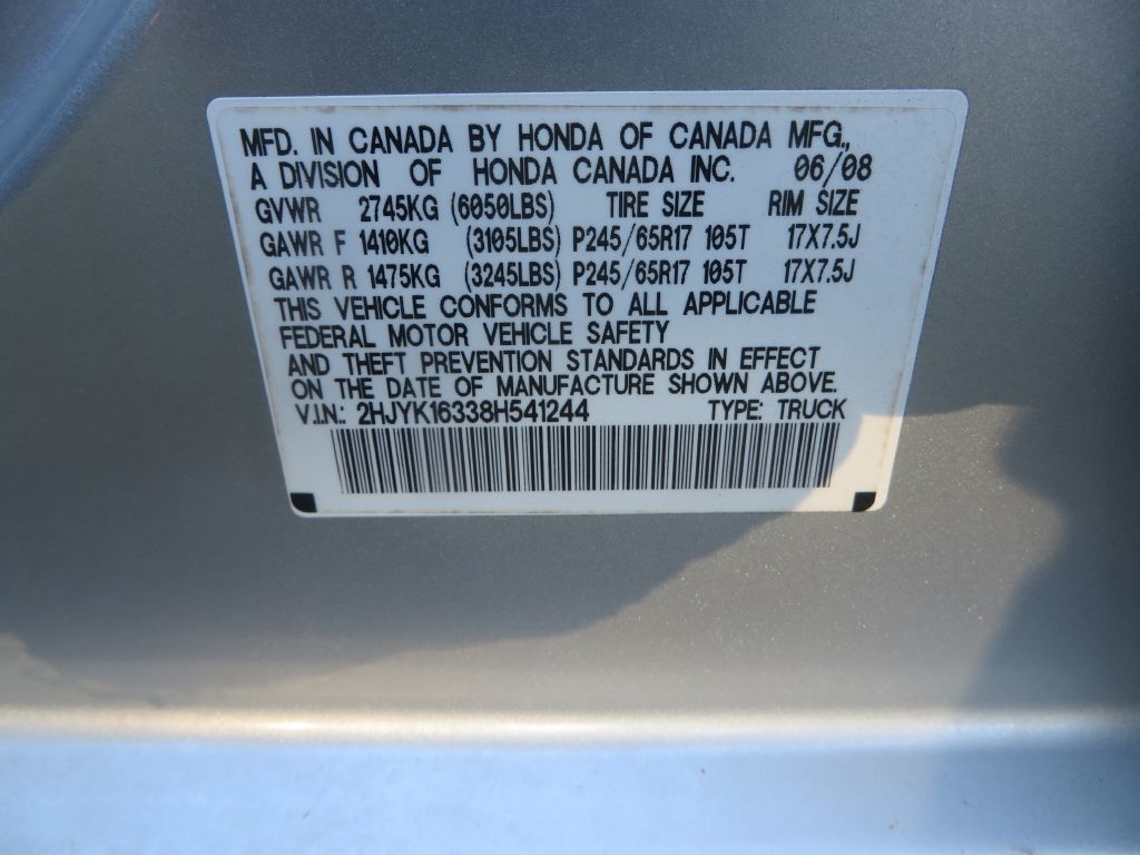 Honda Ridgeline  2008