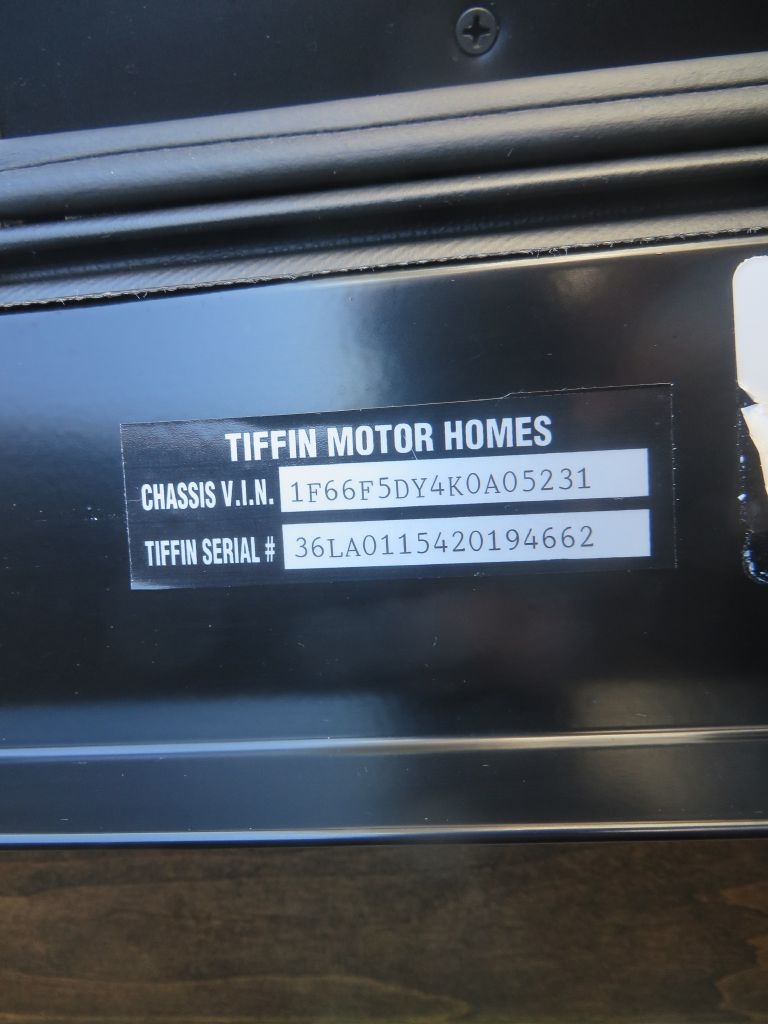 Tiffin Motorhomes Allegro  2019