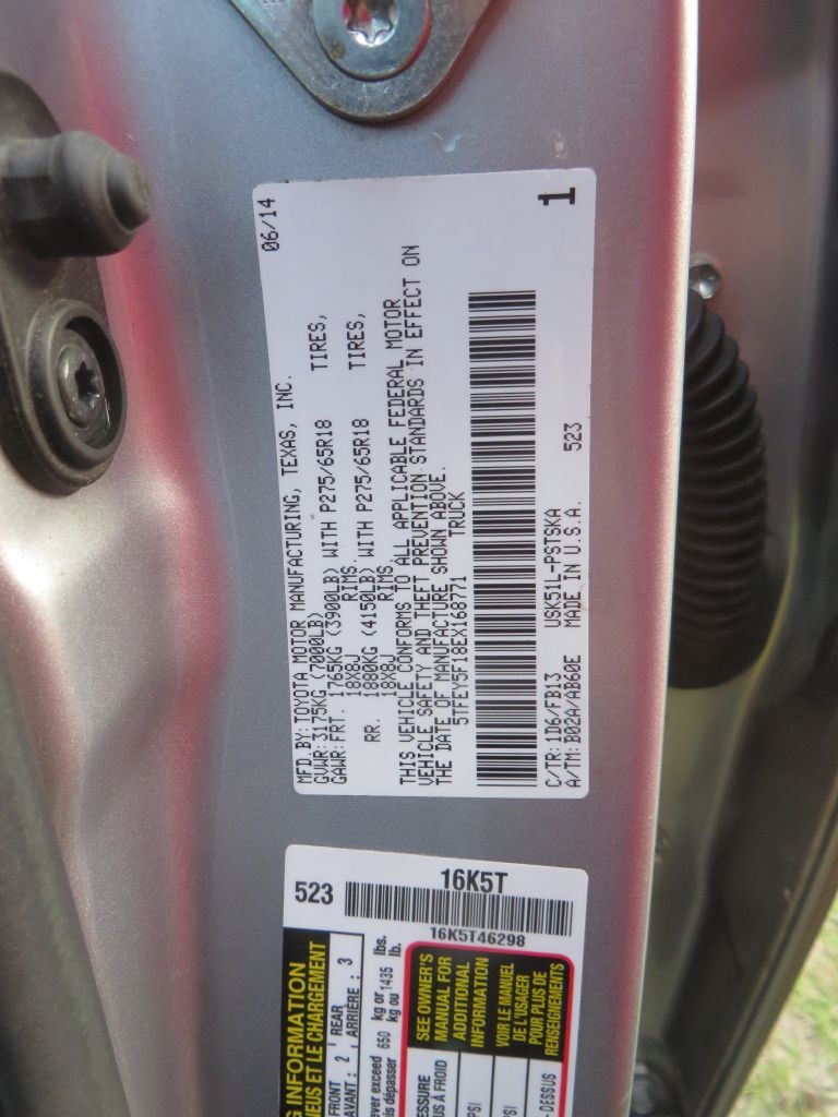 Toyota Tundra 2WD Truck  2014